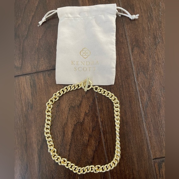 Kendra Scott Whitney Gold Chain Necklace - Picture 1 of 5